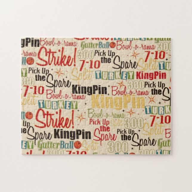 Quebra-cabeça A boliche Está Bem No Meu Beco (Horizontal)