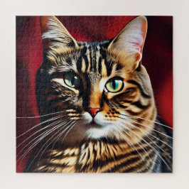 Quebra-cabeça A cabeça do gato