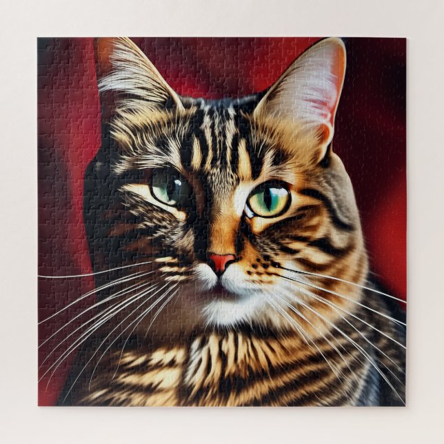 Quebra-cabeça A cabeça do gato (Vertical)