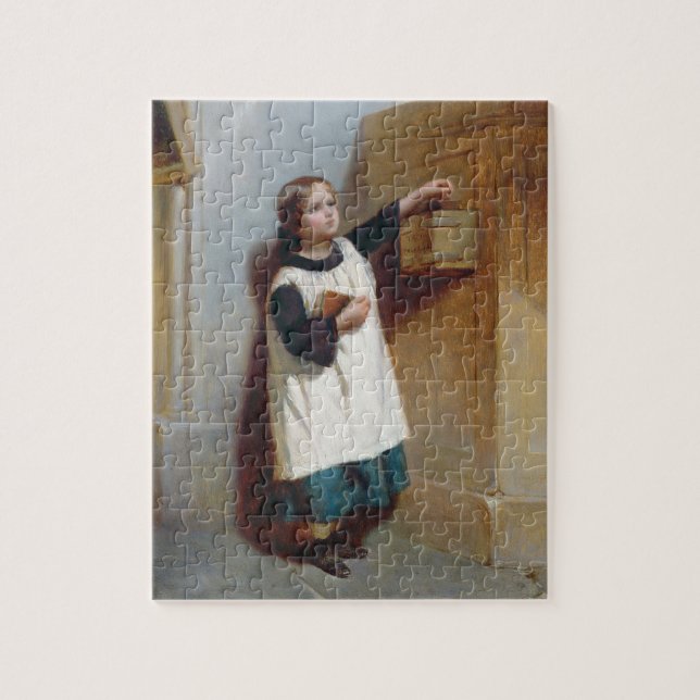 Quebra-cabeça A caixa da coleção (óleo no painel) (Vertical)