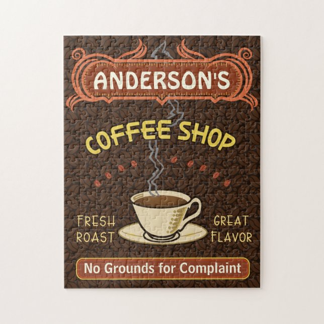 Quebra-cabeça A caneca da cafetaria cria seu próprio Brown (Vertical)
