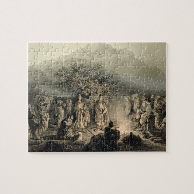 Quebra-cabeça A caravana de comerciantes arménios, (Horizontal)