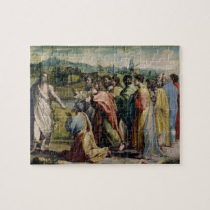 Quebra-cabeça A carga do cristo a St Peter (desenhos animados