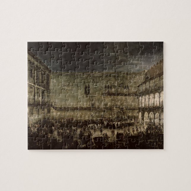 Quebra-cabeça A chegada da princesa Amelia de Saxony, em um (Horizontal)