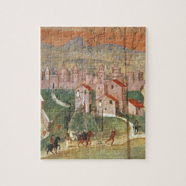 Quebra-cabeça A cidade de Prato (fresco) (Vertical)