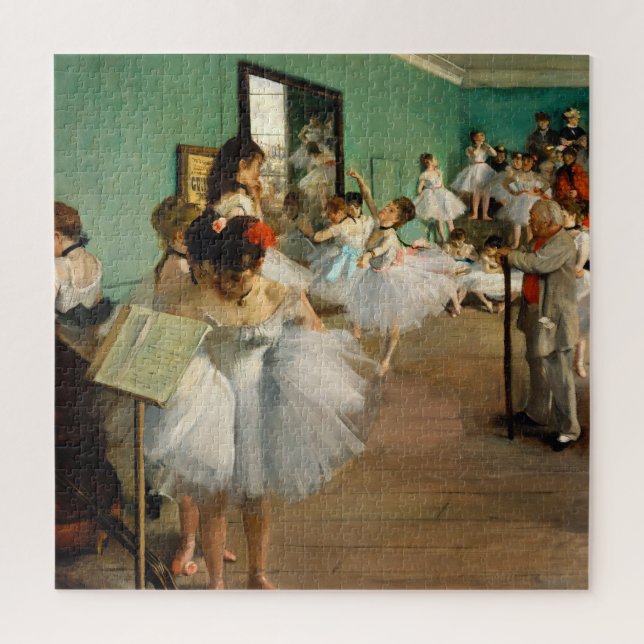 Quebra-cabeça A classe de dança de Edgar Degas (Vertical)