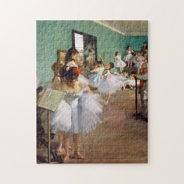 Quebra-cabeça A classe de dança de Edgar Degas (Vertical)