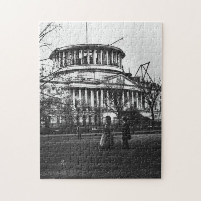 Quebra-cabeça A construção do Capitólio na C.C. de Washington (Vertical)