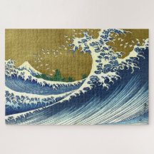 A cor da onda grande | Hokusai |