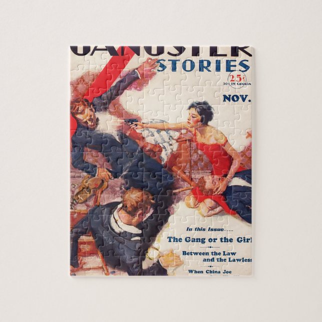 Quebra-cabeça A Corajosa Garota Gangster (Vertical)