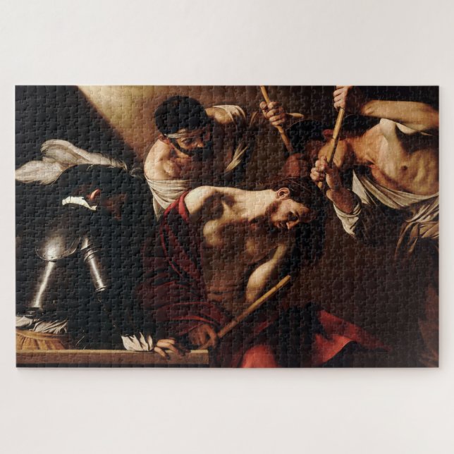 Quebra-cabeça A Corda com Cornos (1604) por Caravaggio (Horizontal)