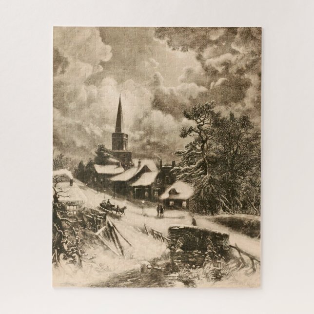 Quebra-cabeça A Corrida do Sleigh (Vertical)