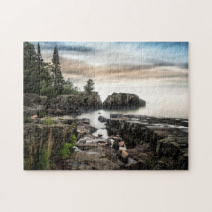 Quebra-cabeça A costa do Lago Superior Minnesota