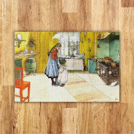 Quebra-cabeça A Cozinha Carl Larsson Arte Fina Sueca Vintage