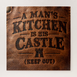 Quebra-cabeça A Cozinha de um Homem é seu Castelo