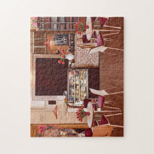 Quebra-cabeça A Cozy Romance Book Fair Jigsaw Puzzle