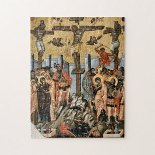 Quebra-cabeça A Crucificação de Jesus Cristo Ortodoxo Cristão