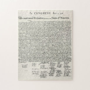 Quebra-cabeça A declaração de independência