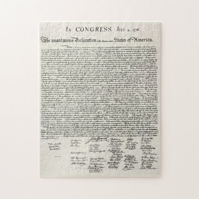 Quebra-cabeça A declaração de independência (Vertical)