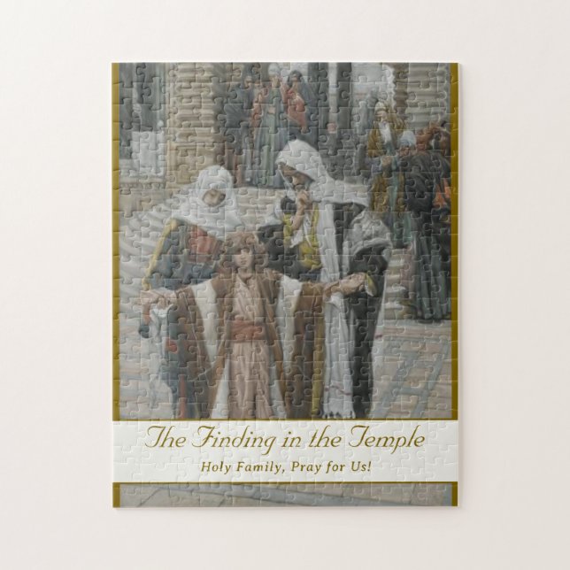 Quebra-cabeça A descoberta no templo personalizável (Vertical)