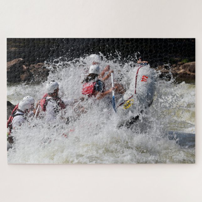 Quebra-cabeça A emoção do Whitewater Rafting 20 x 30 (Horizontal)