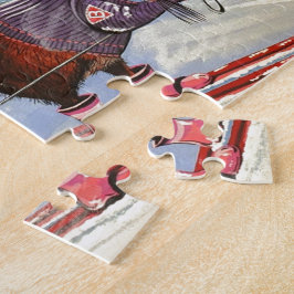 Quebra-cabeça A Equipe de Esqui da Srta. Elizabeth