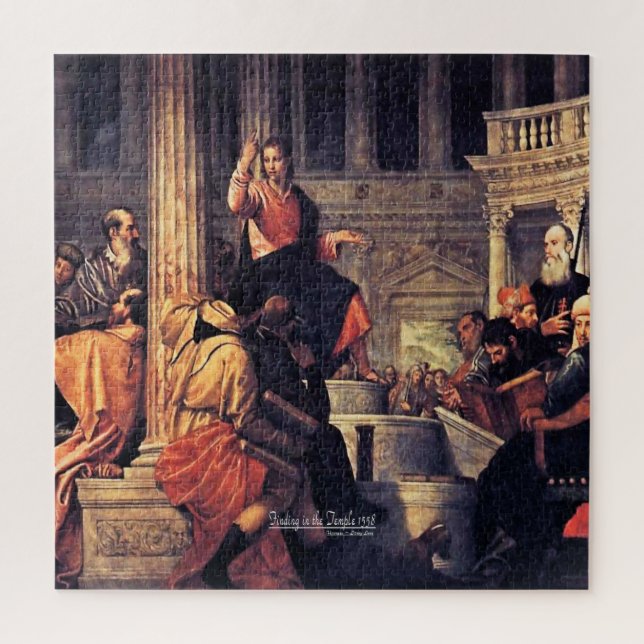 Quebra-cabeça A Escritura do Templo Localizando 1558 (Vertical)