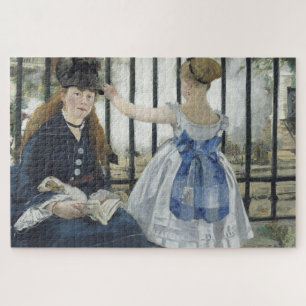 Quebra-cabeça A Estrada de Ferro - Arte Impressionista Manet