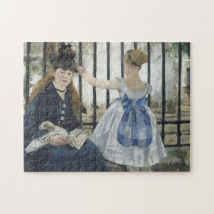 Quebra-cabeça A Estrada de Ferro - Arte Impressionista Manet