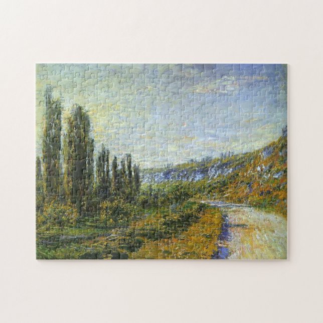 Quebra-cabeça A estrada de Vetheuil Monet Fine Art (Horizontal)