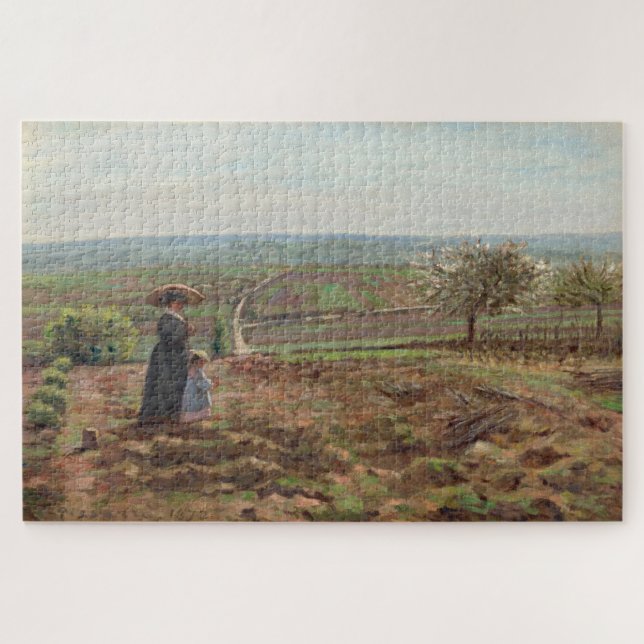 Quebra-cabeça A Estrada para Rouen, os Altos de l'Hautil (Horizontal)