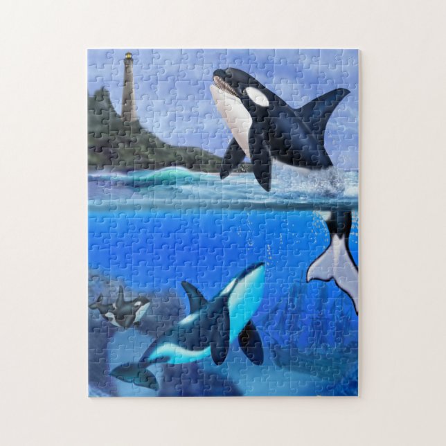 Quebra-cabeça A Família Orca (Vertical)