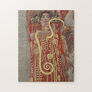 Quebra-cabeça A famosa pintura de Hygieia de Gustav Klimt.