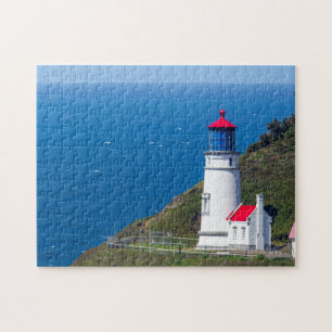 Quebra-cabeça A Farol de Heceta Head Perto de Florence