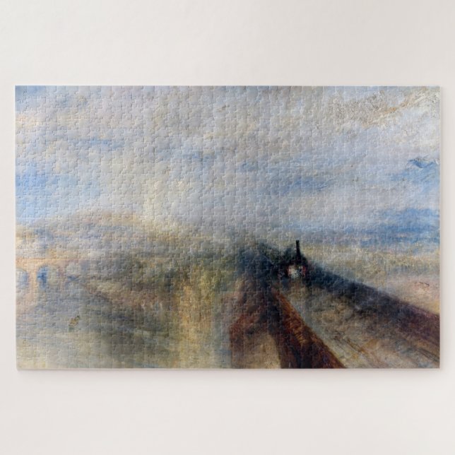 Quebra-cabeça A ferrovia ocidental Excelente, William Turner (Horizontal)