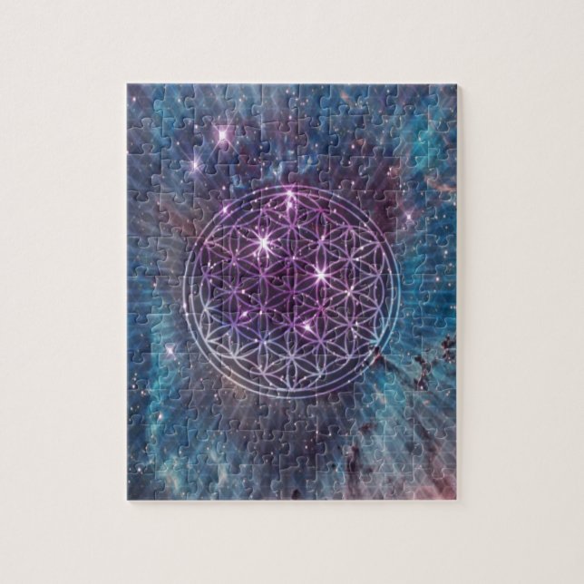 Quebra-cabeça A flor (Vertical)