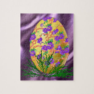 Quebra-cabeça A flor decorou o ovo