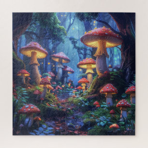 Quebra-cabeça A floresta dos cogumelos