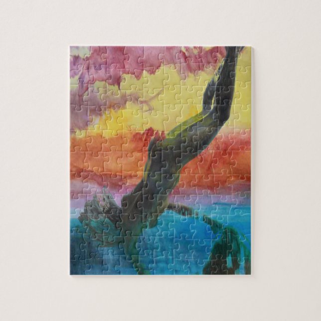 Quebra-cabeça A garota (Vertical)