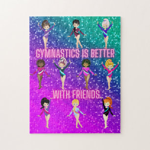 Quebra-cabeça A ginástica É Melhor Com Amigos Super Sparkle