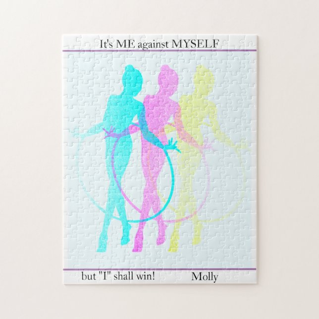 Quebra-cabeça A Ginástica Ritmica Reflete-Me, Eu E Eu   (Vertical)