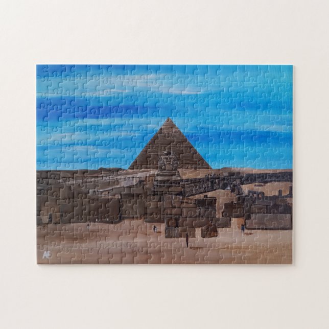 Quebra-cabeça A Grande Esfinge e a Pirâmide de Khafre (Horizontal)