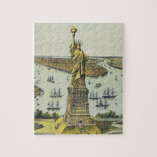 Quebra-cabeça A Grande Estátua de Bartholdi, Estátua da Liberdad