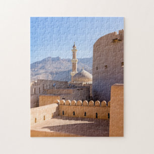 Quebra-cabeça A grande mesquita e minarete em Nizwa - Omã
