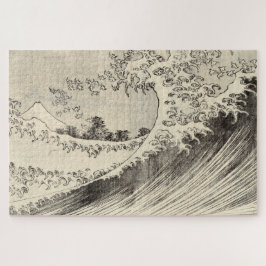 Quebra-cabeça A Grande Onda (por Katsushika Hokusai)