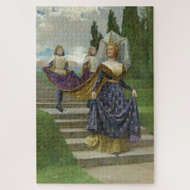 Quebra-cabeça A Grande Senhora (por John Collier) (Vertical)