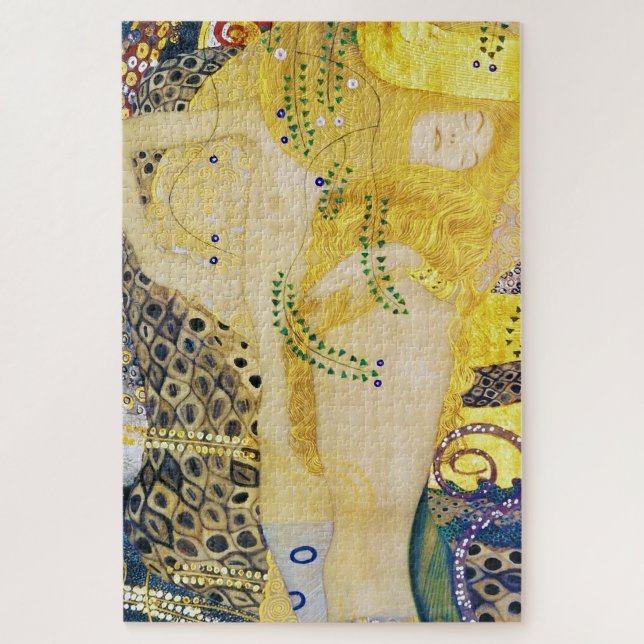 Quebra-cabeça A Hidra, Gustav Klimt (Vertical)