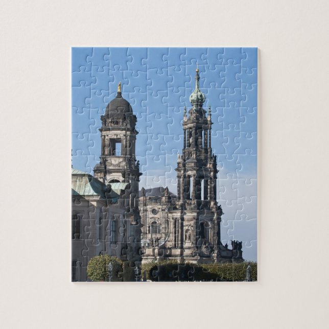 Quebra-cabeça A hofkirche (Igreja da Corte) Dresden (Vertical)