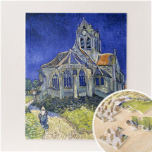 A Igreja em Auvers, por Vincent Van Gogh
