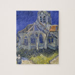 Quebra-cabeça A igreja em Auvers por Vincent van Gogh<br><div class="desc">A igreja em Auvers por Vincent van Gogh
a igreja nos auvers, campo de trigo com ciprestes, girassóis, íris, noite estrelado, vintage, dominio público, Vincent van Gogh, Van Gogh, vaso</div>